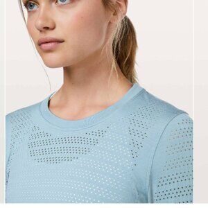 Lululemon Breeze By Long Sleeve *Squad Cascade Blue